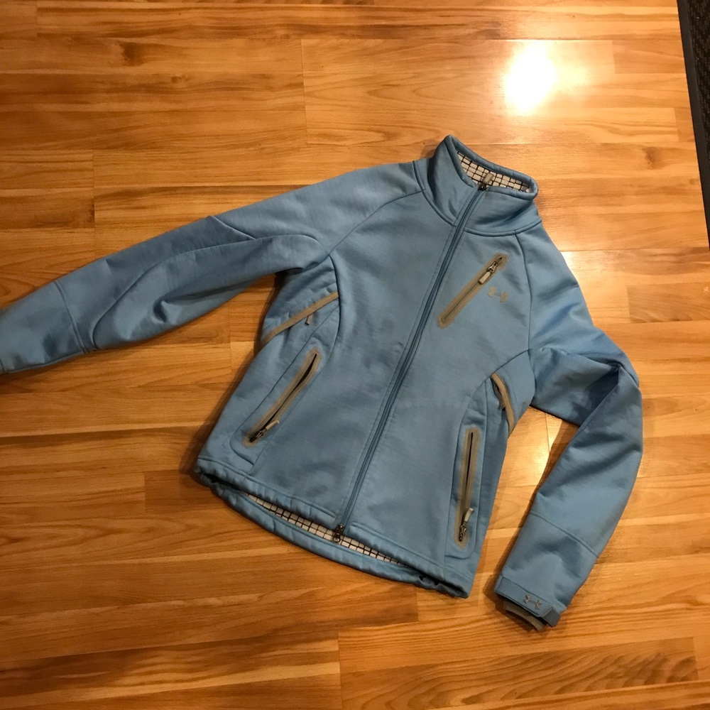 Baby blue Under Armour jacket size m